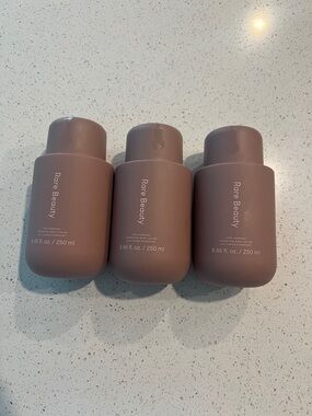 01. Rare beauty finding comfort lotion 3 piece unit retails $84.00 USD